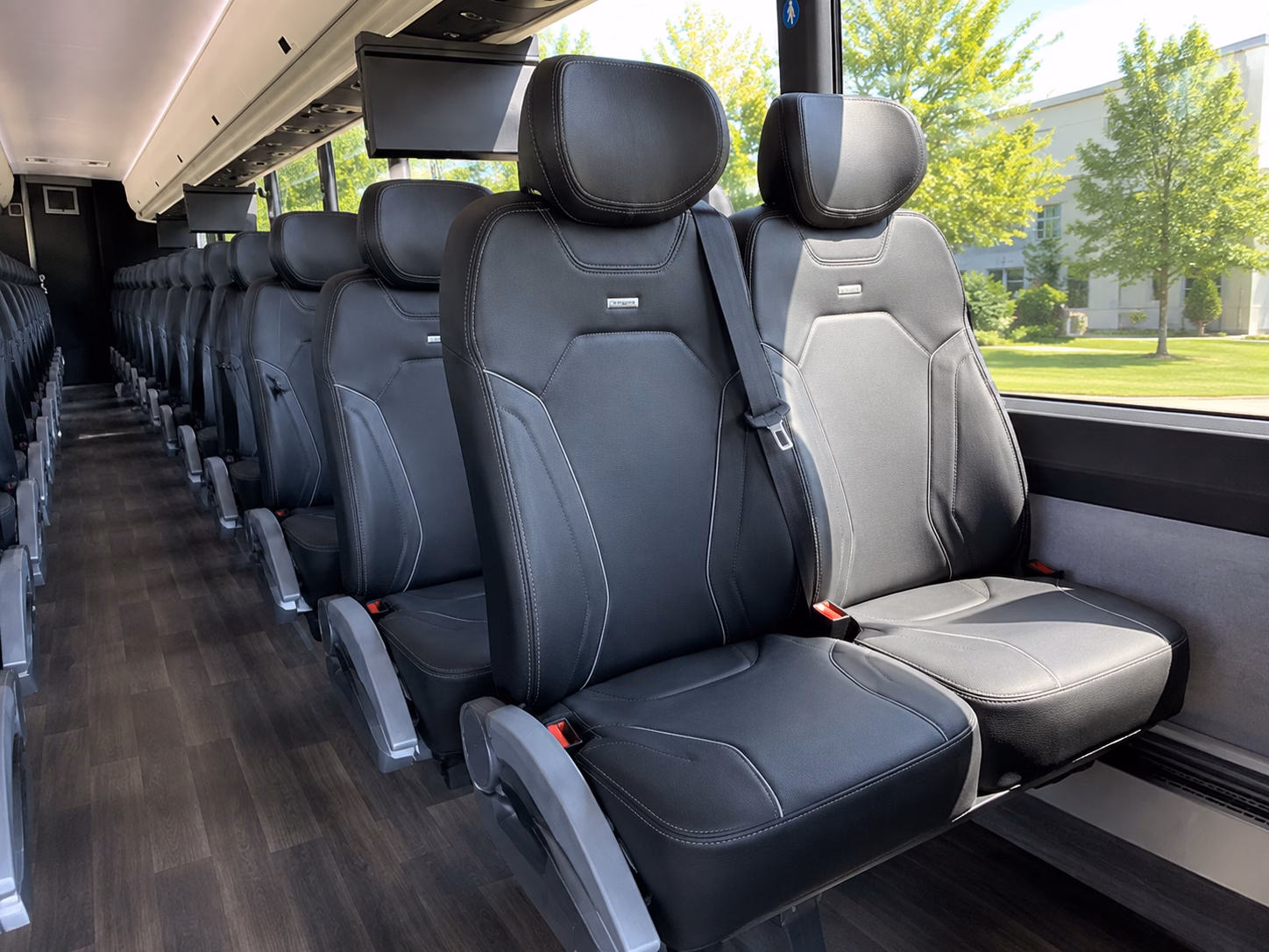 norwalk charter bus inside