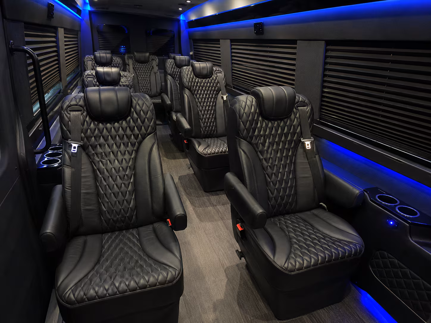 sprinter vans to full size charter buses norwalk airport transportation for every group size