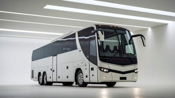 50 passenger charter bus milford