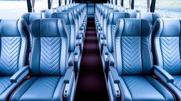 55 passenger charter bus interior milford