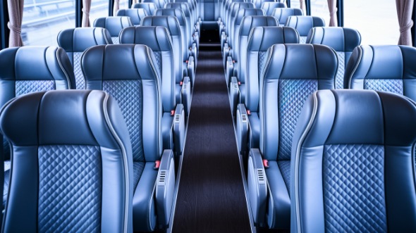 56 passenger charter bus interior milford