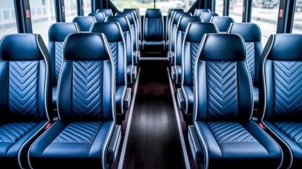 norwalk 15 passenger minibus inside