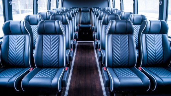 norwalk 20 passenger minibus inside