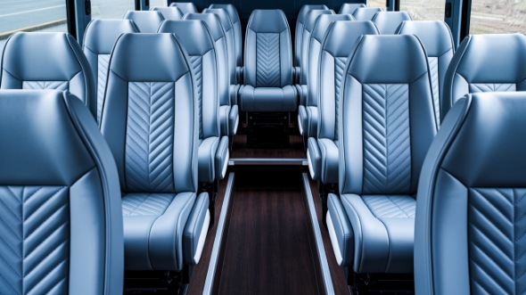 norwalk 30 passenger minibus inside